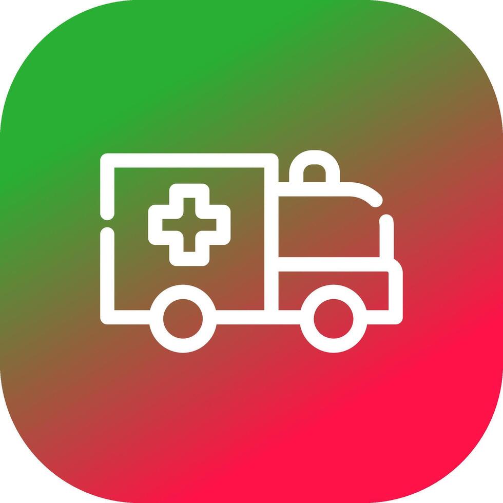 ambulance creatief icoon ontwerp vector