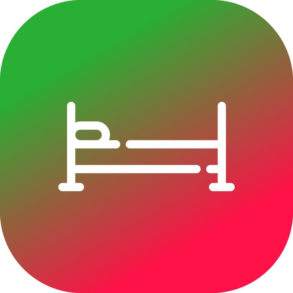 single bed creatief icoon ontwerp vector