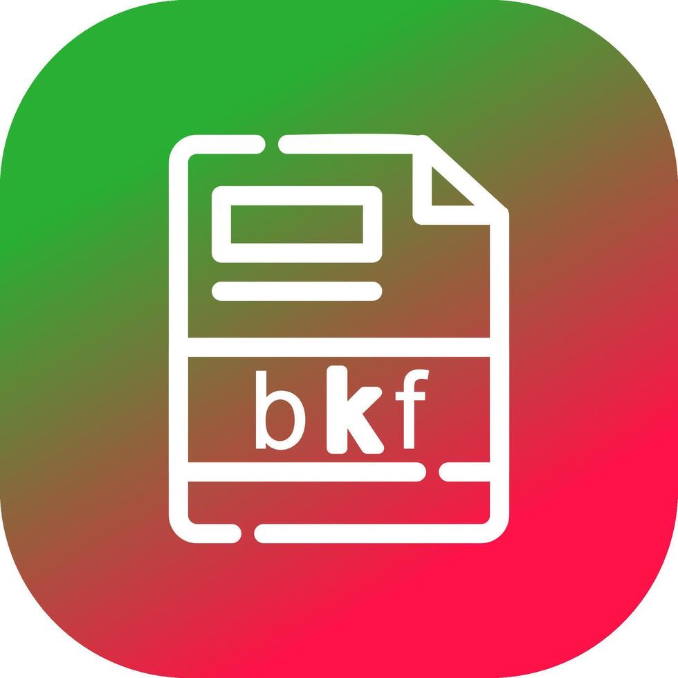 bkf creatief icoon ontwerp vector