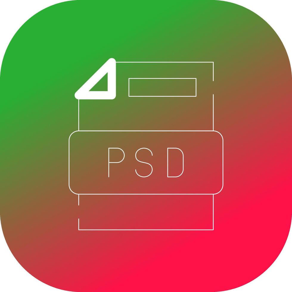 psd het dossier creatief icoon ontwerp vector