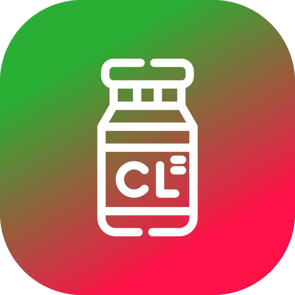 chloor- creatief icoon ontwerp vector