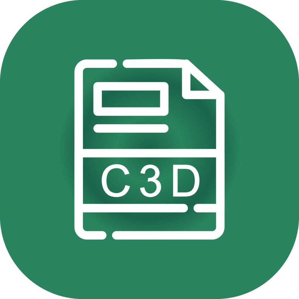 c3d creatief icoon ontwerp vector