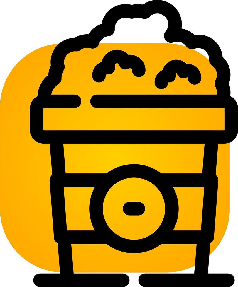 popcorn creatief icoon ontwerp vector