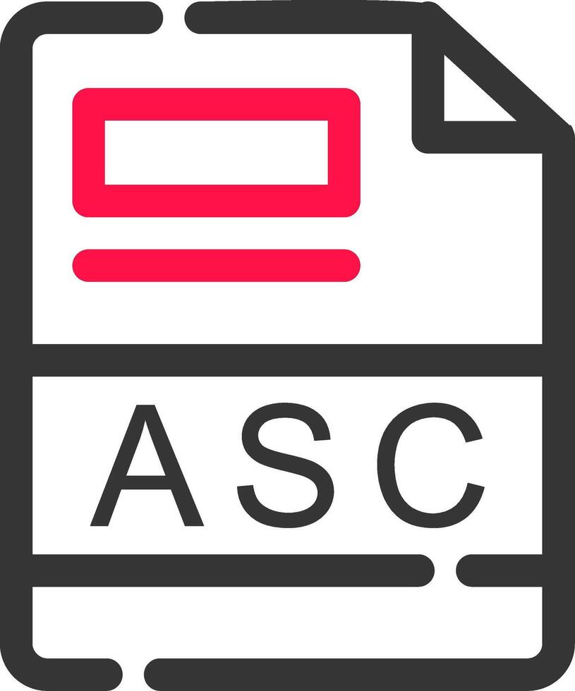 asc creatief icoon ontwerp vector