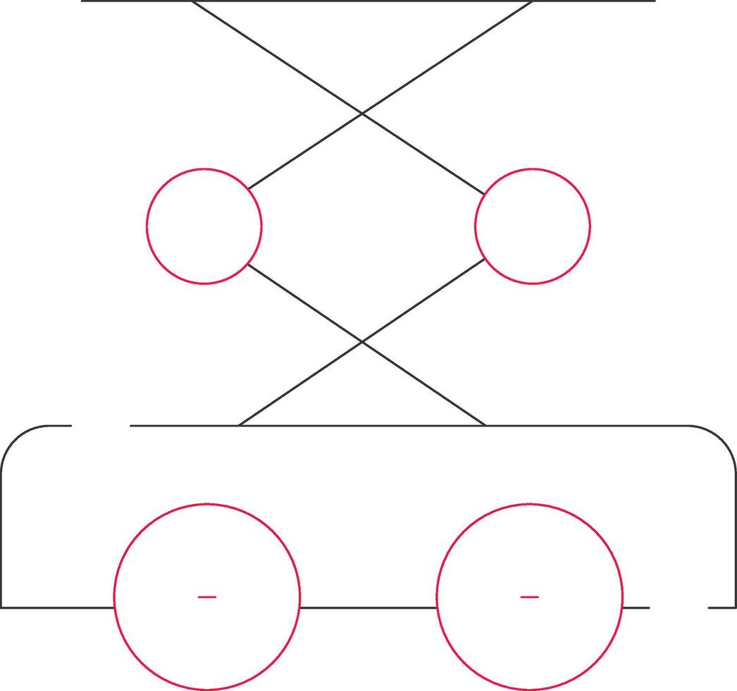 schaar optillen creatief icoon ontwerp vector