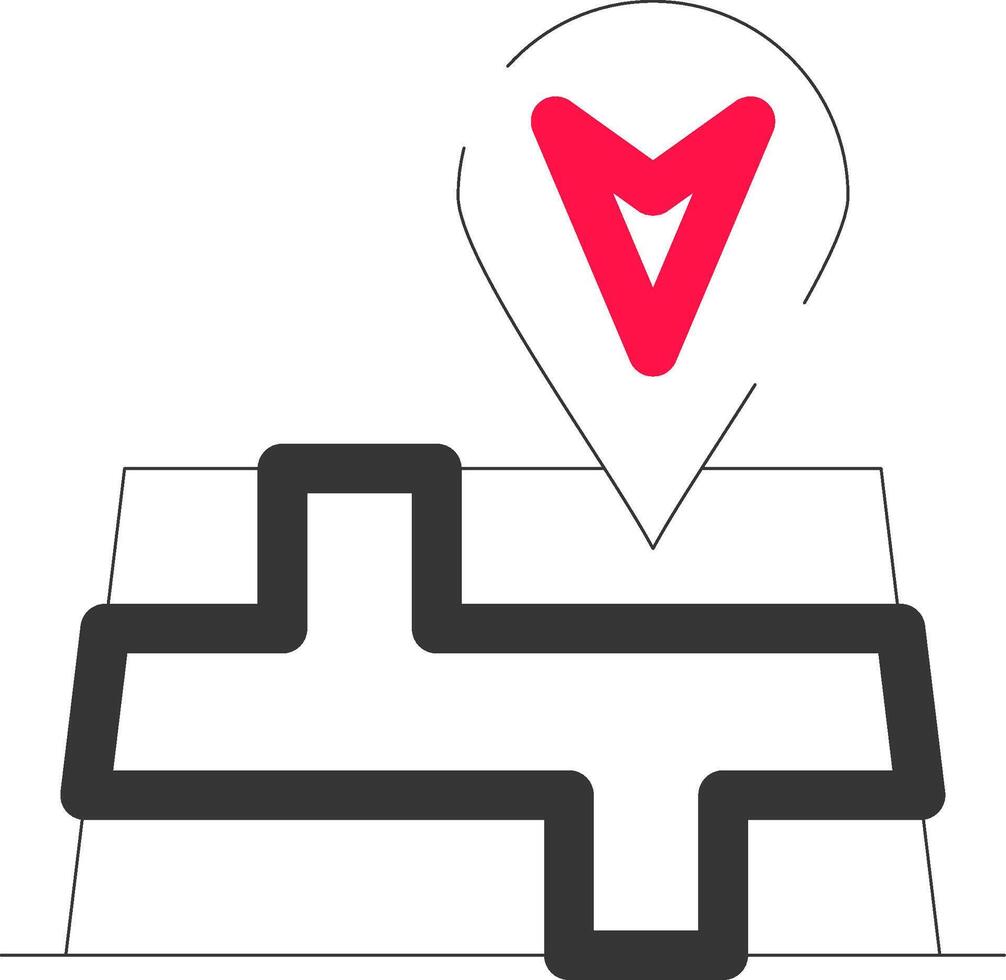 GPS creatief icoon ontwerp vector