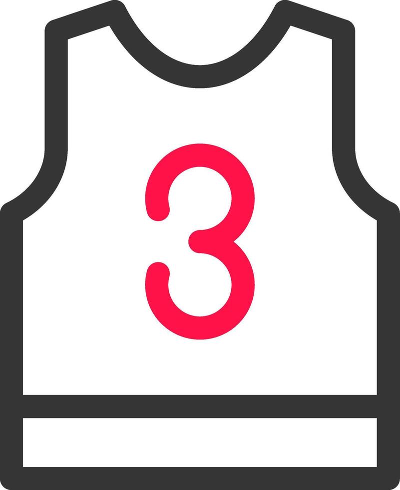 basketbal Jersey creatief icoon ontwerp vector