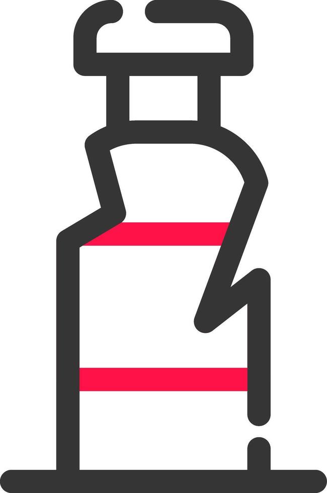 plastic fles creatief icoon ontwerp vector