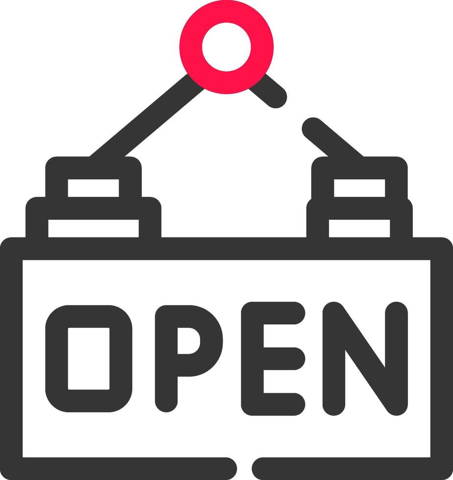 Open creatief icoon ontwerp vector