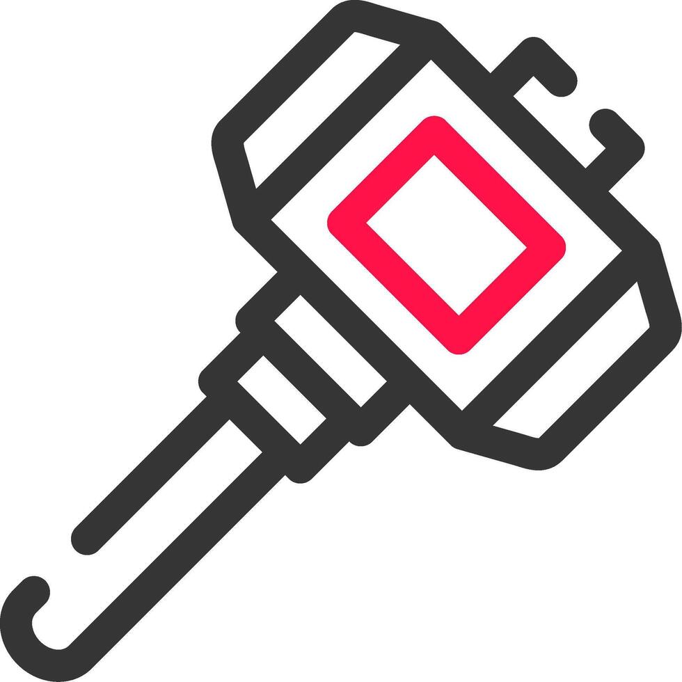 hamer creatief icoon ontwerp vector