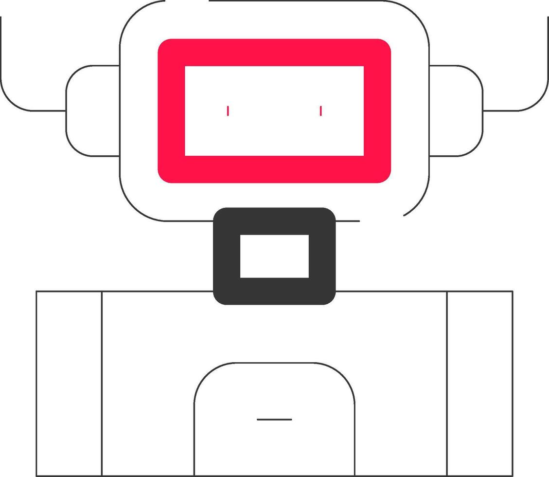 industrieel robot creatief icoon ontwerp vector