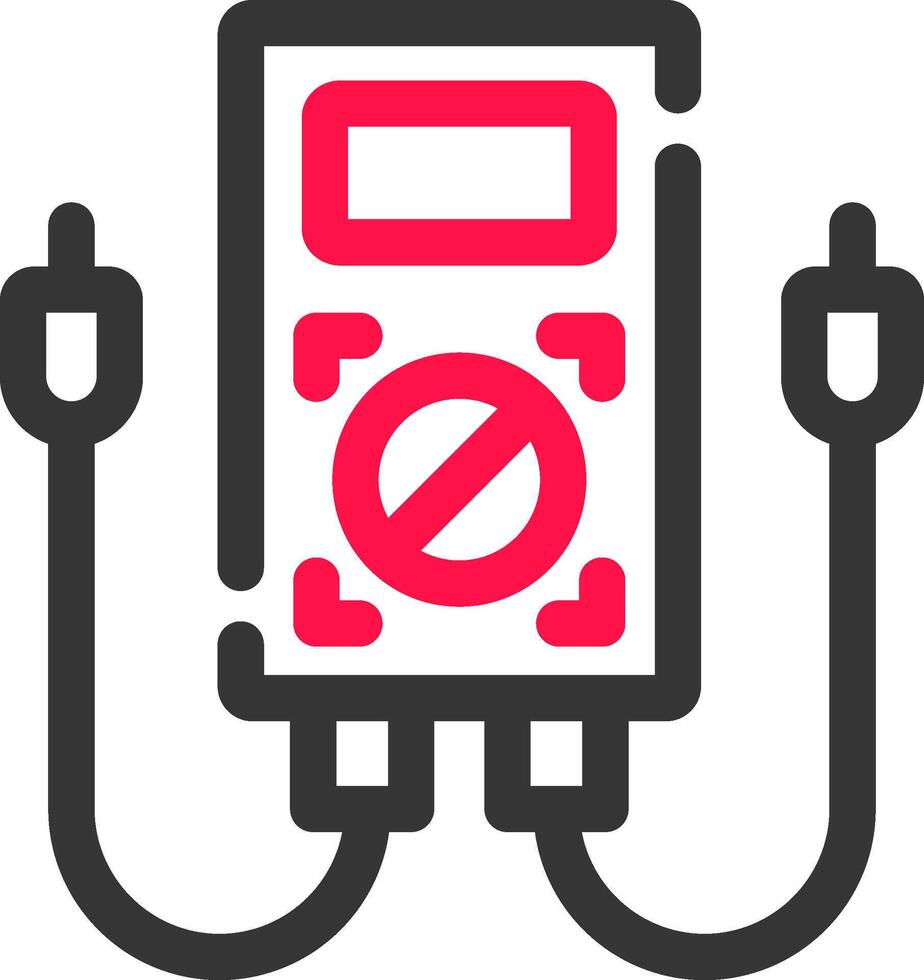 multimeter creatief icoon ontwerp vector