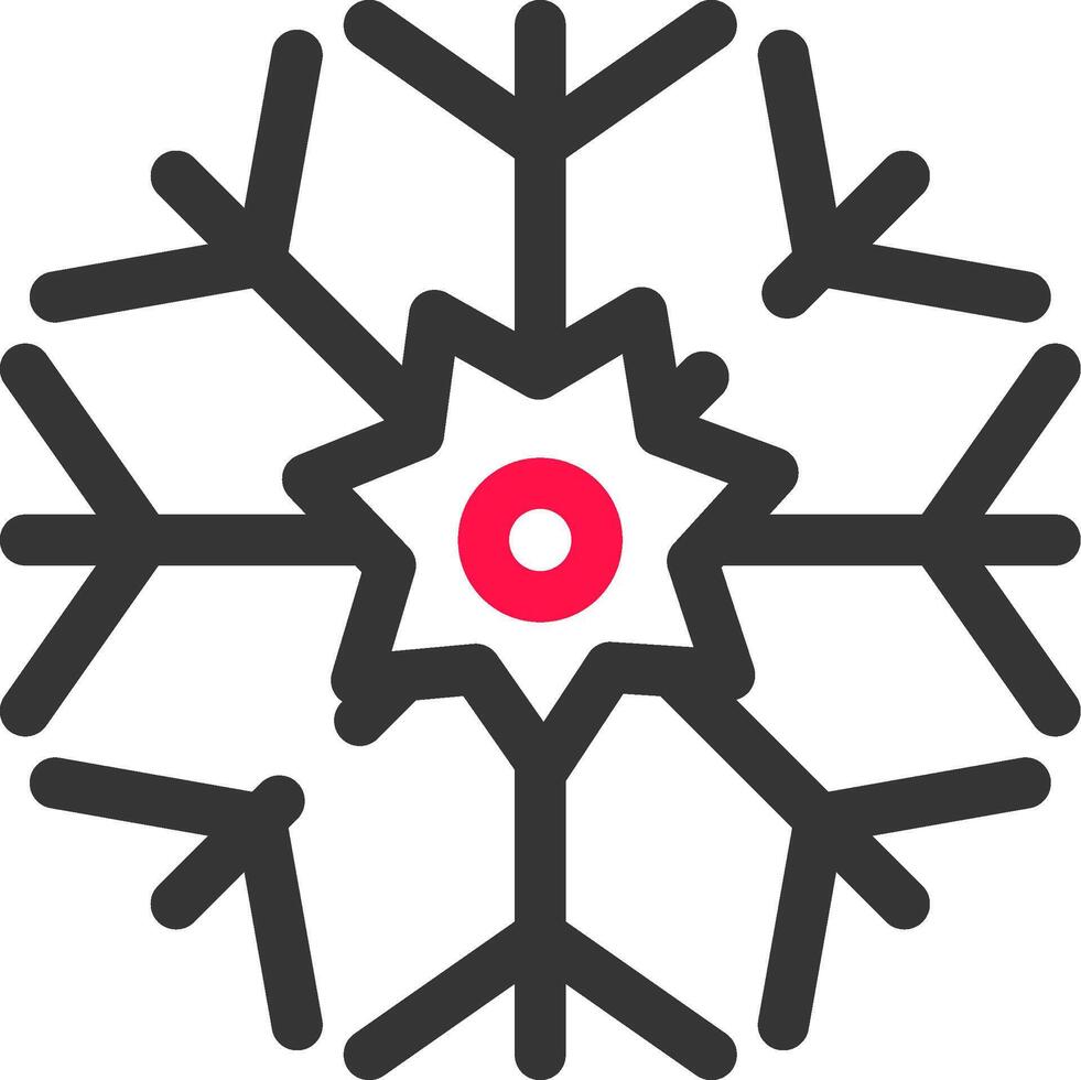 sneeuwvlok creatief icoon ontwerp vector