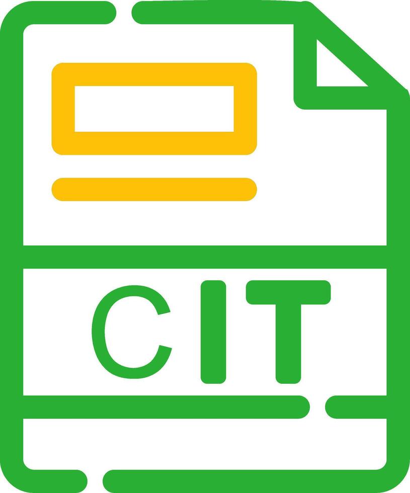 cit creatief icoon ontwerp vector