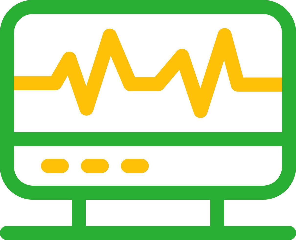 elektrocardiogram creatief icoon ontwerp vector