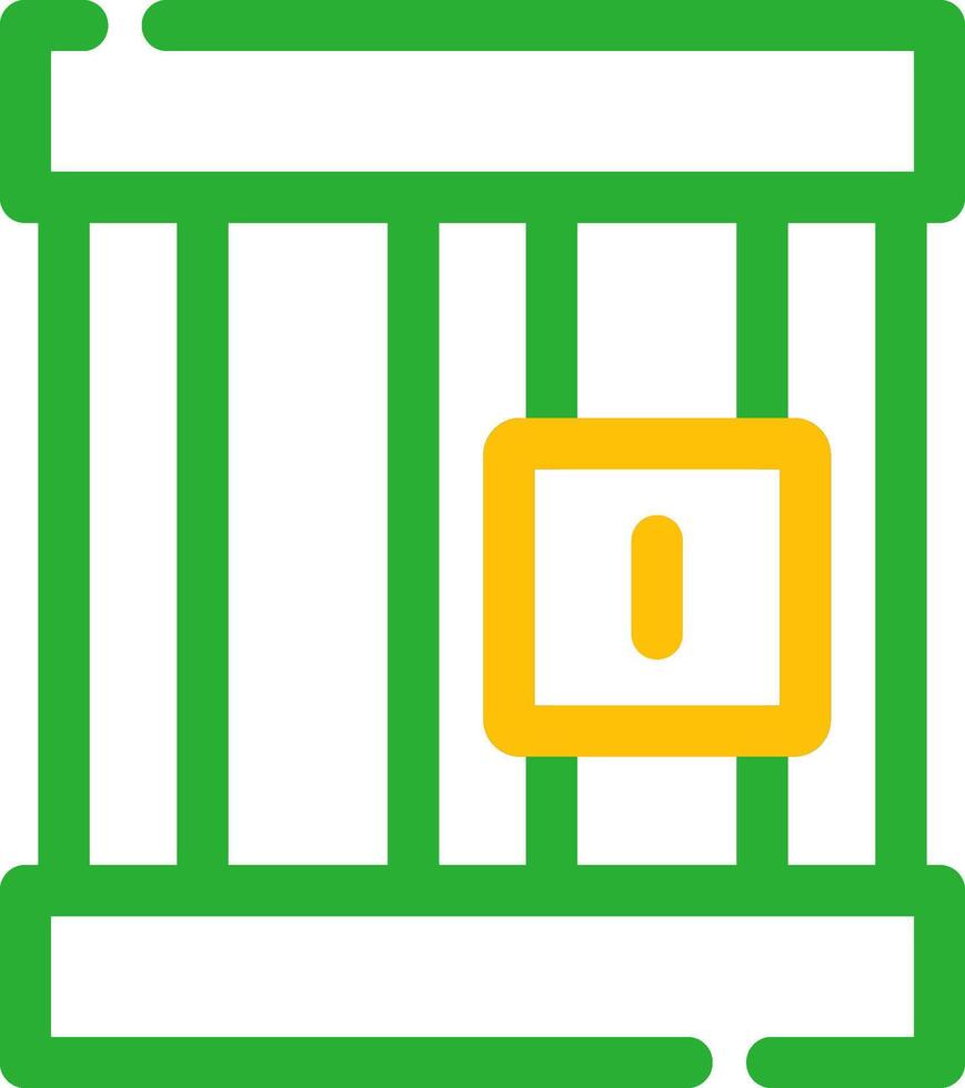 gevangenis creatief icoon ontwerp vector