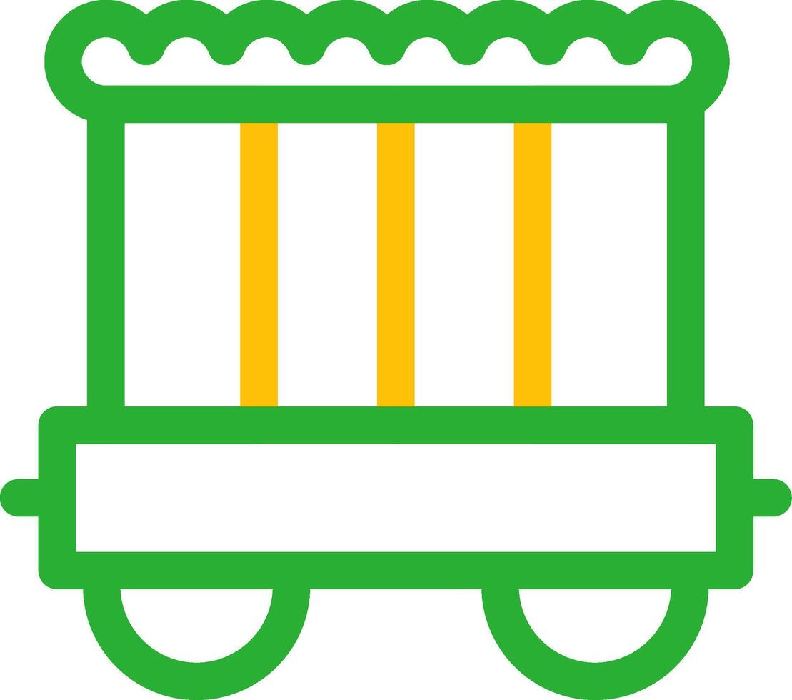 circus vervoer creatief icoon ontwerp vector