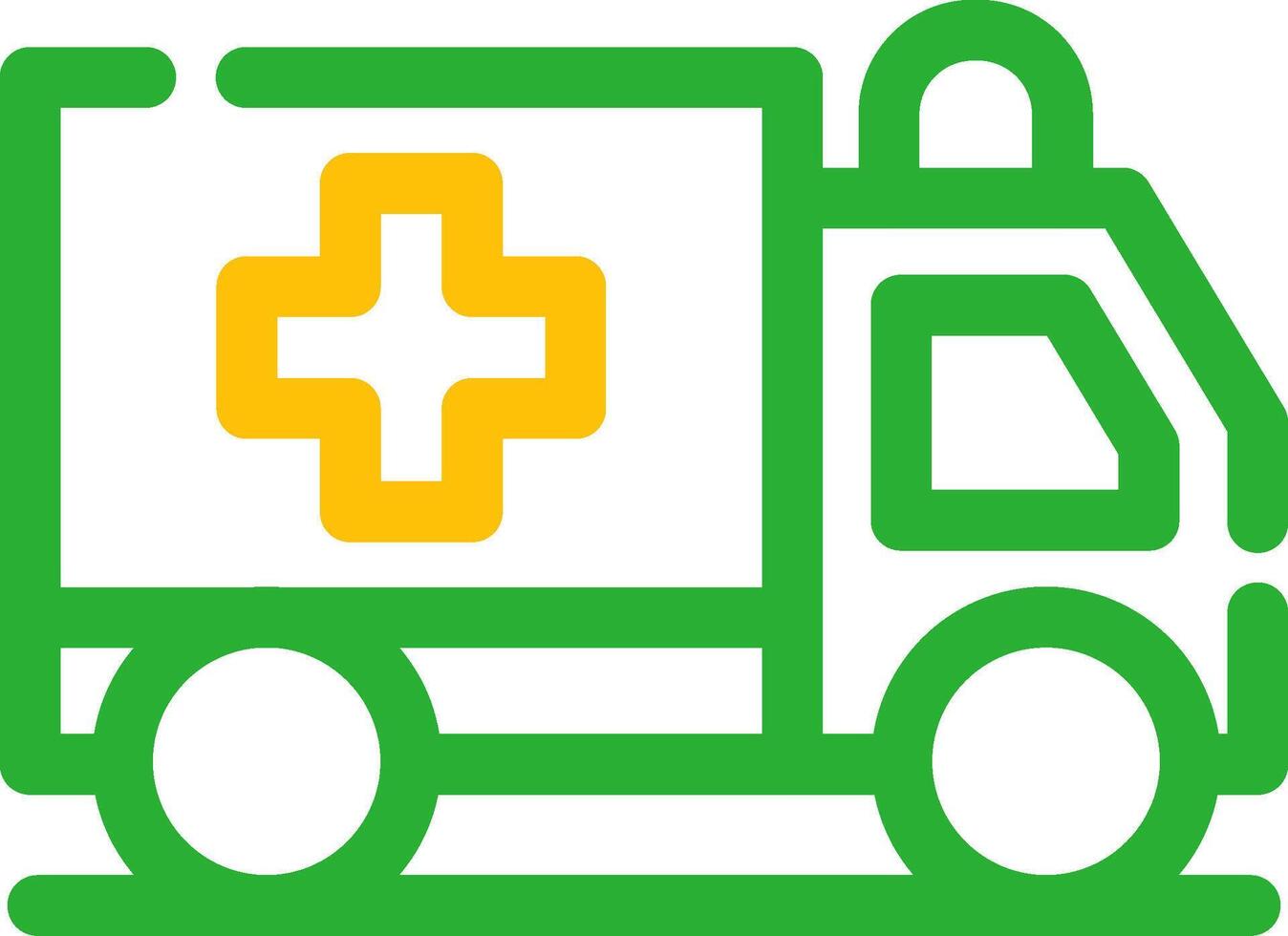 ambulance creatief icoon ontwerp vector