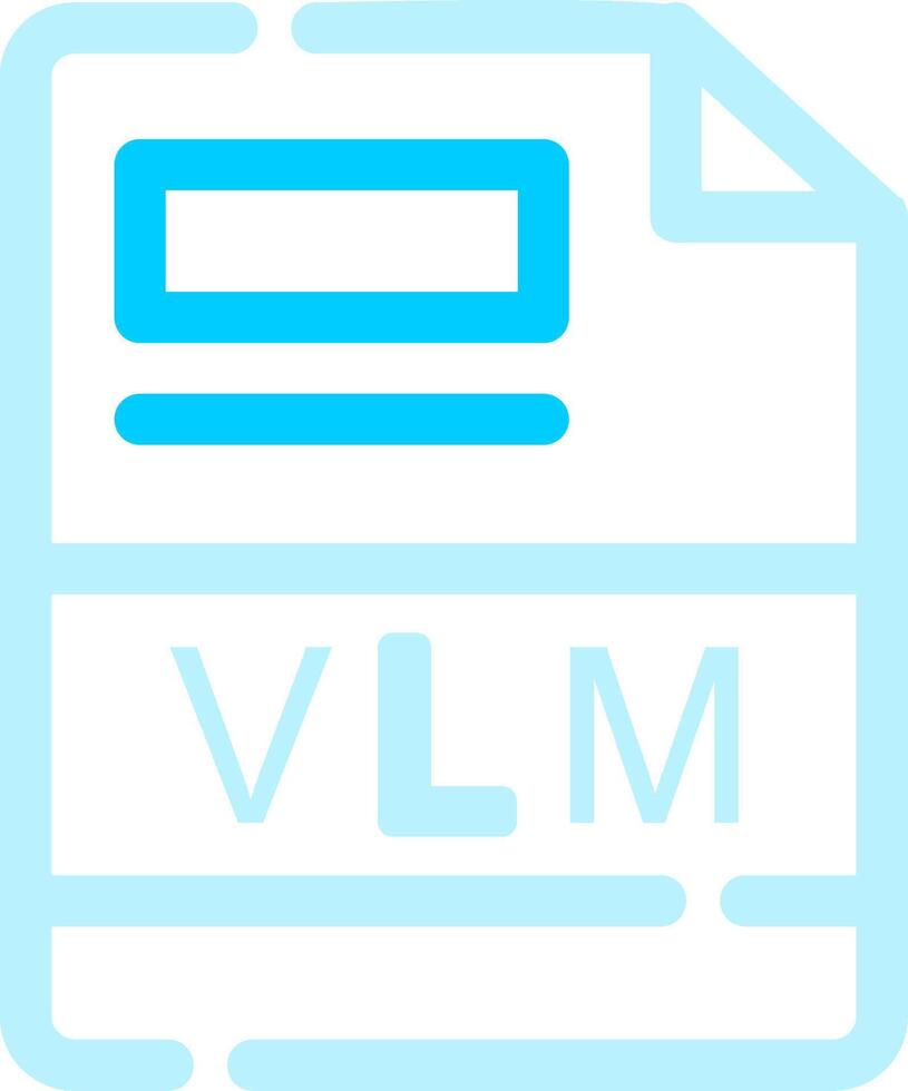 vlm creatief icoon ontwerp vector