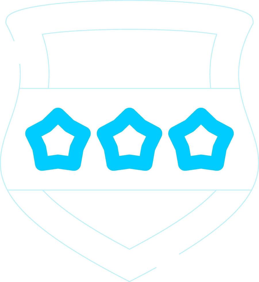 Politie schild creatief icoon ontwerp vector