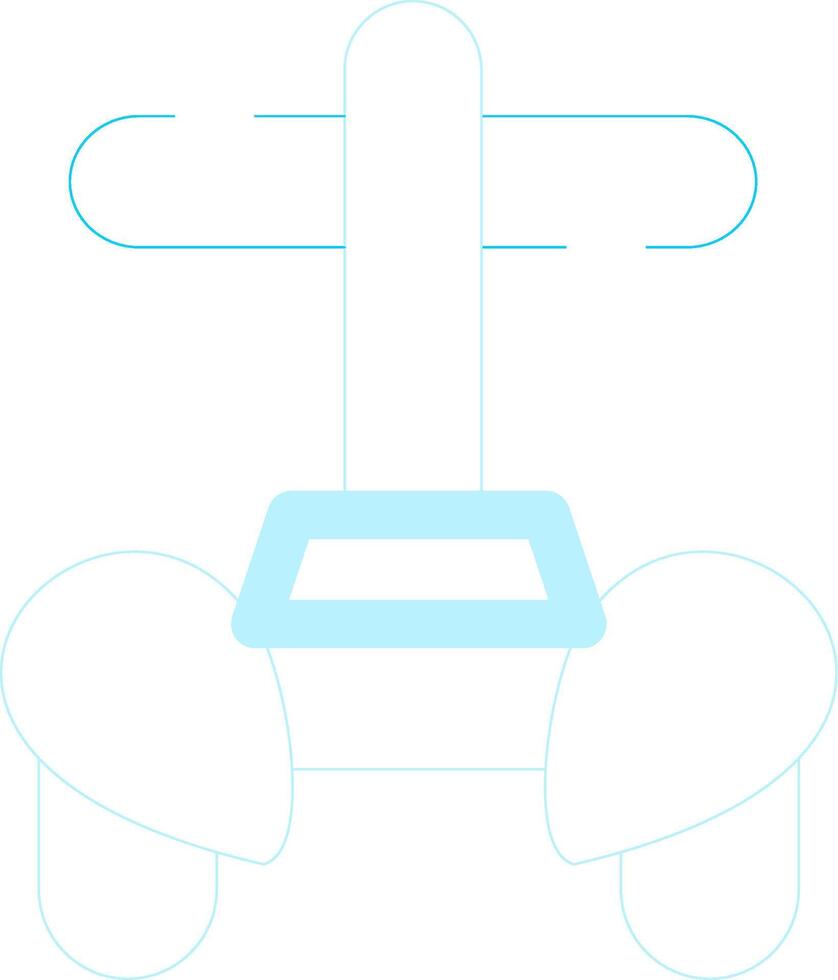 Politie Segway creatief icoon ontwerp vector