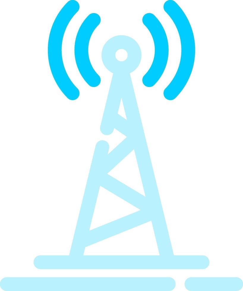 radio toren creatief icoon ontwerp vector