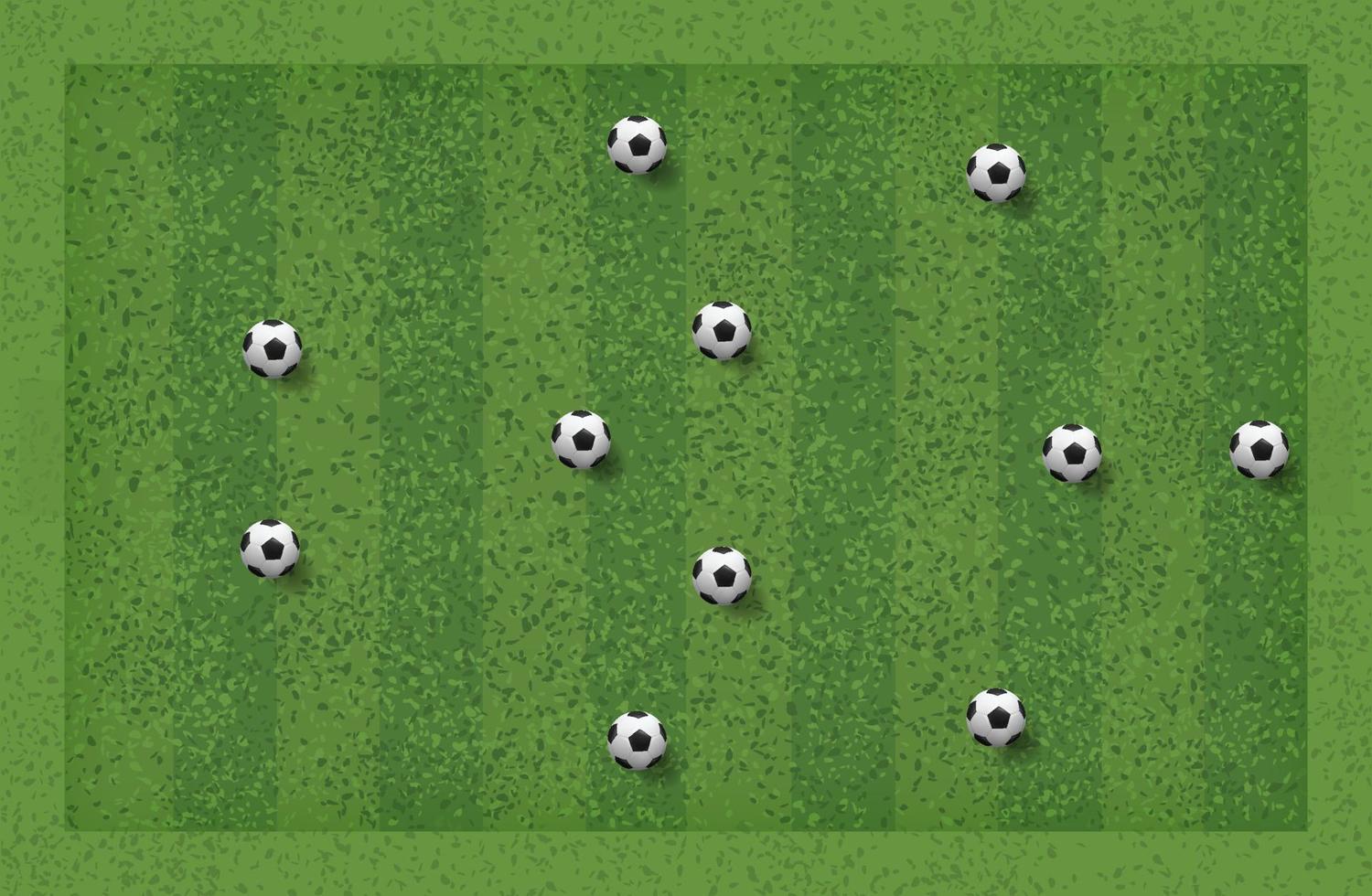 3-5-2 voetbalspel tactiek. lay-out positie voor coach. vector. vector
