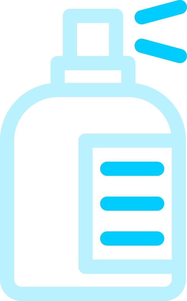 verstuiven fles creatief icoon ontwerp vector