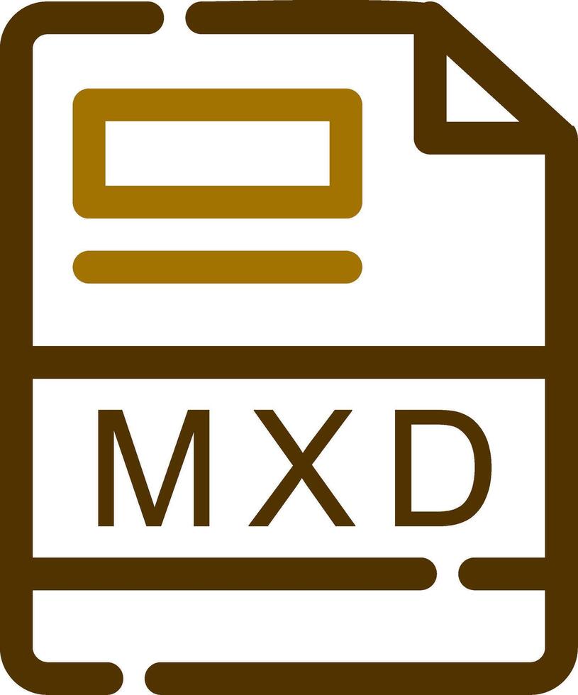 mxd creatief icoon ontwerp vector