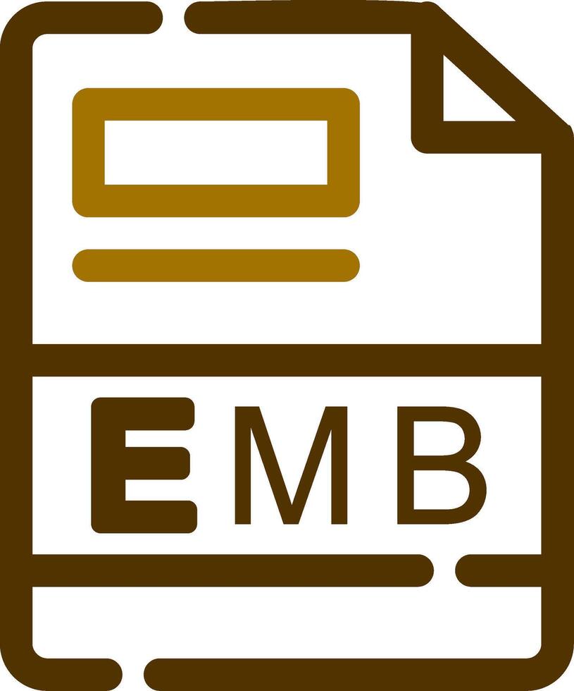 emb creatief icoon ontwerp vector