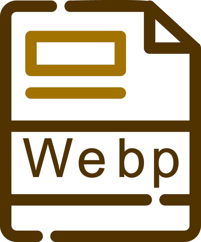 webp creatief icoon ontwerp vector