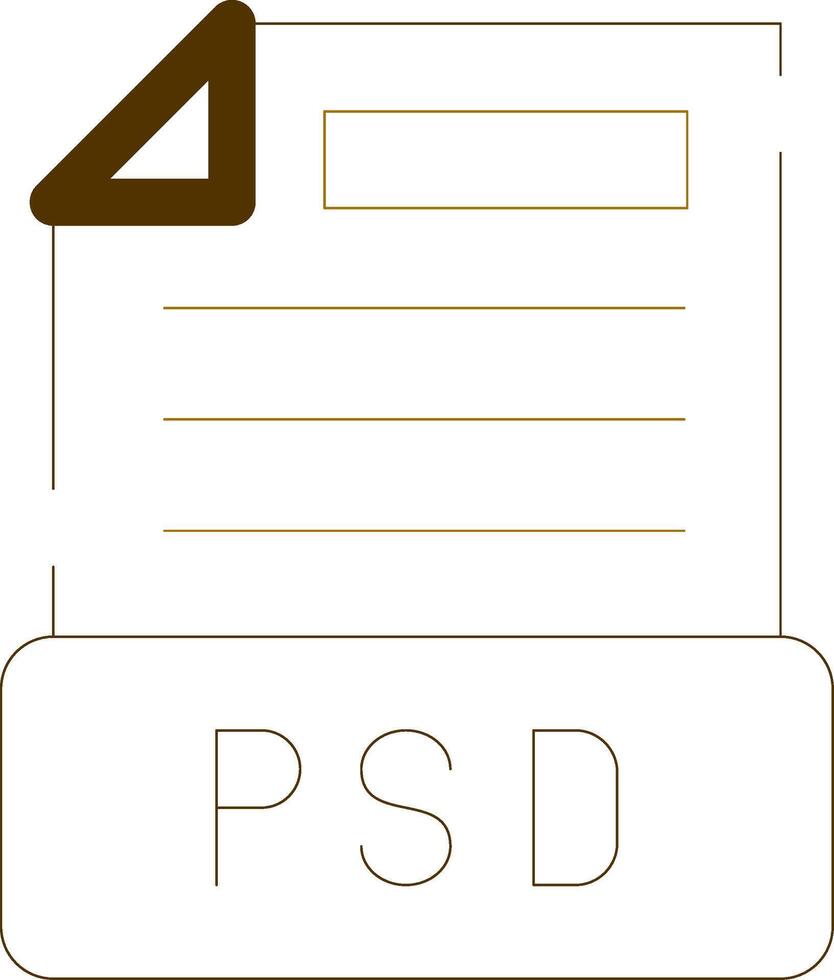 psd het dossier creatief icoon ontwerp vector