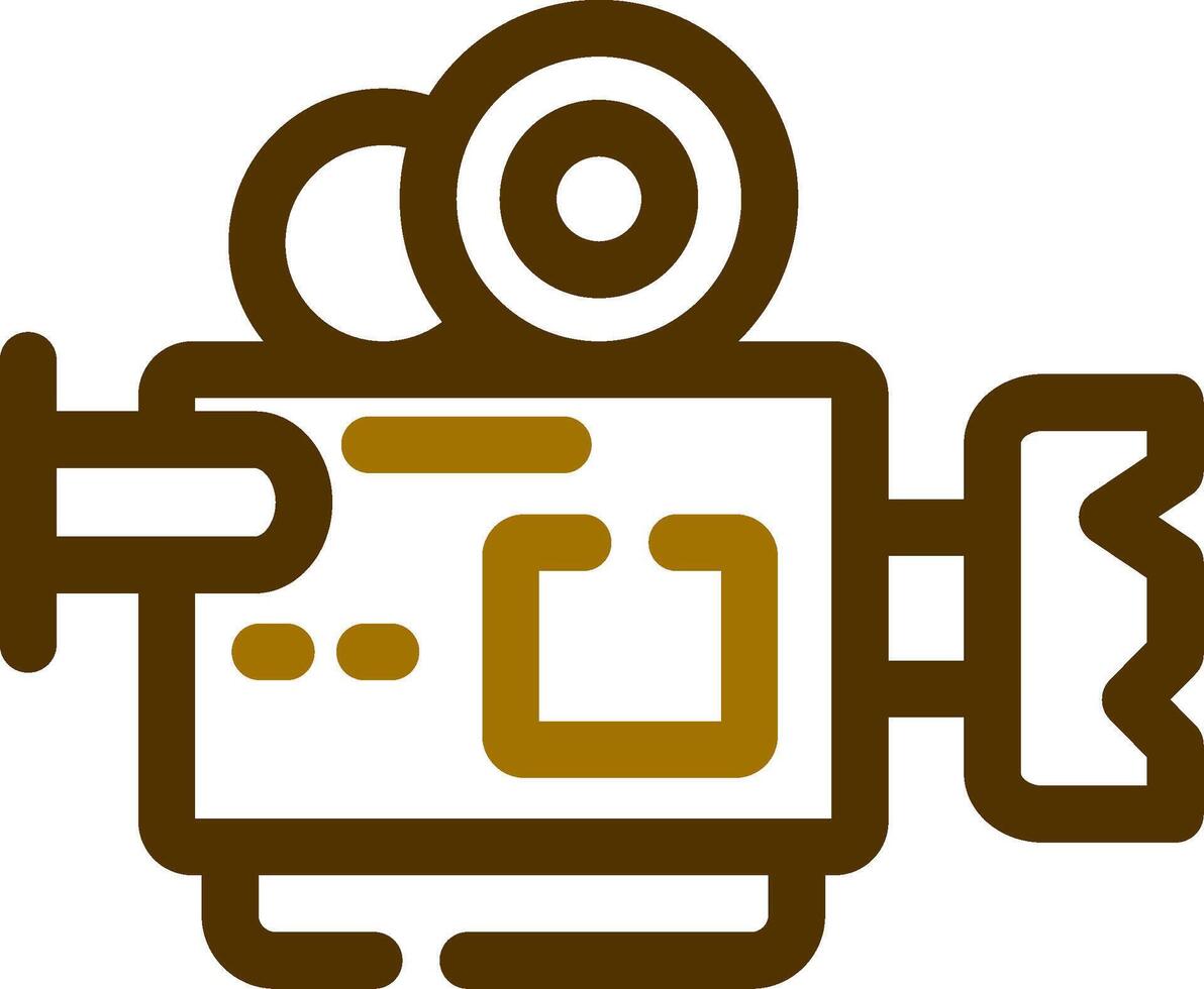 video camera creatief icoon ontwerp vector