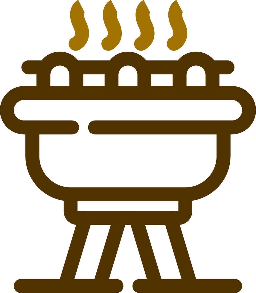 barbecue creatief icoon ontwerp vector
