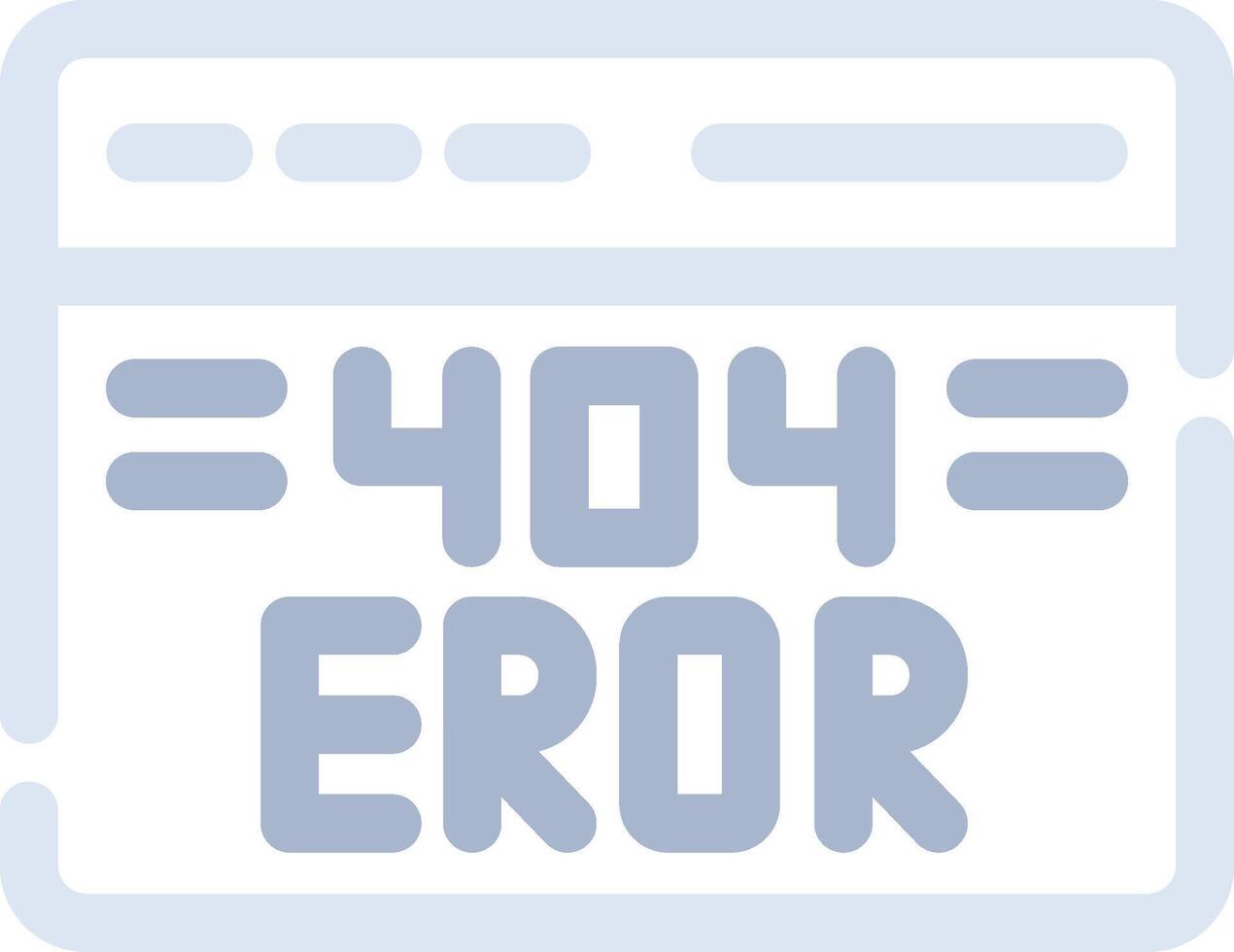 404 fout creatief icoon ontwerp vector