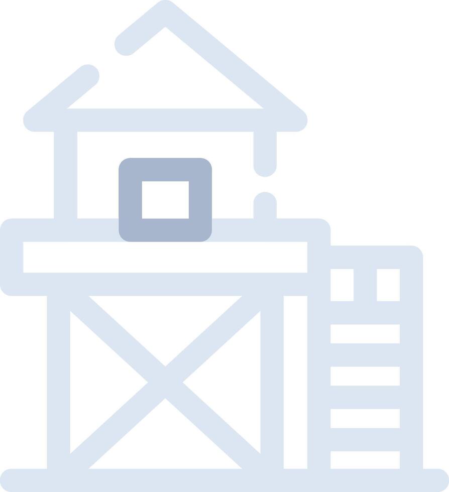 badmeester toren creatief icoon ontwerp vector