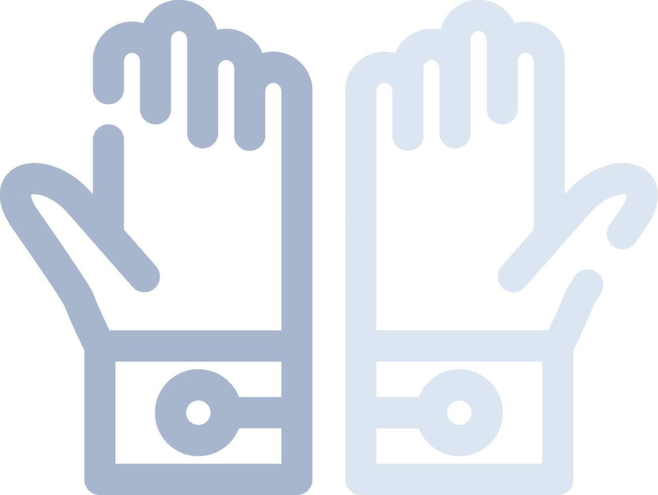 latex handschoenen creatief icoon ontwerp vector