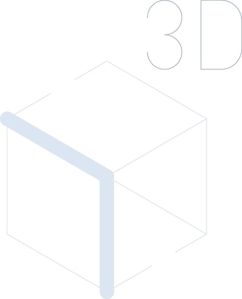 3d voorwerp creatief icoon ontwerp vector