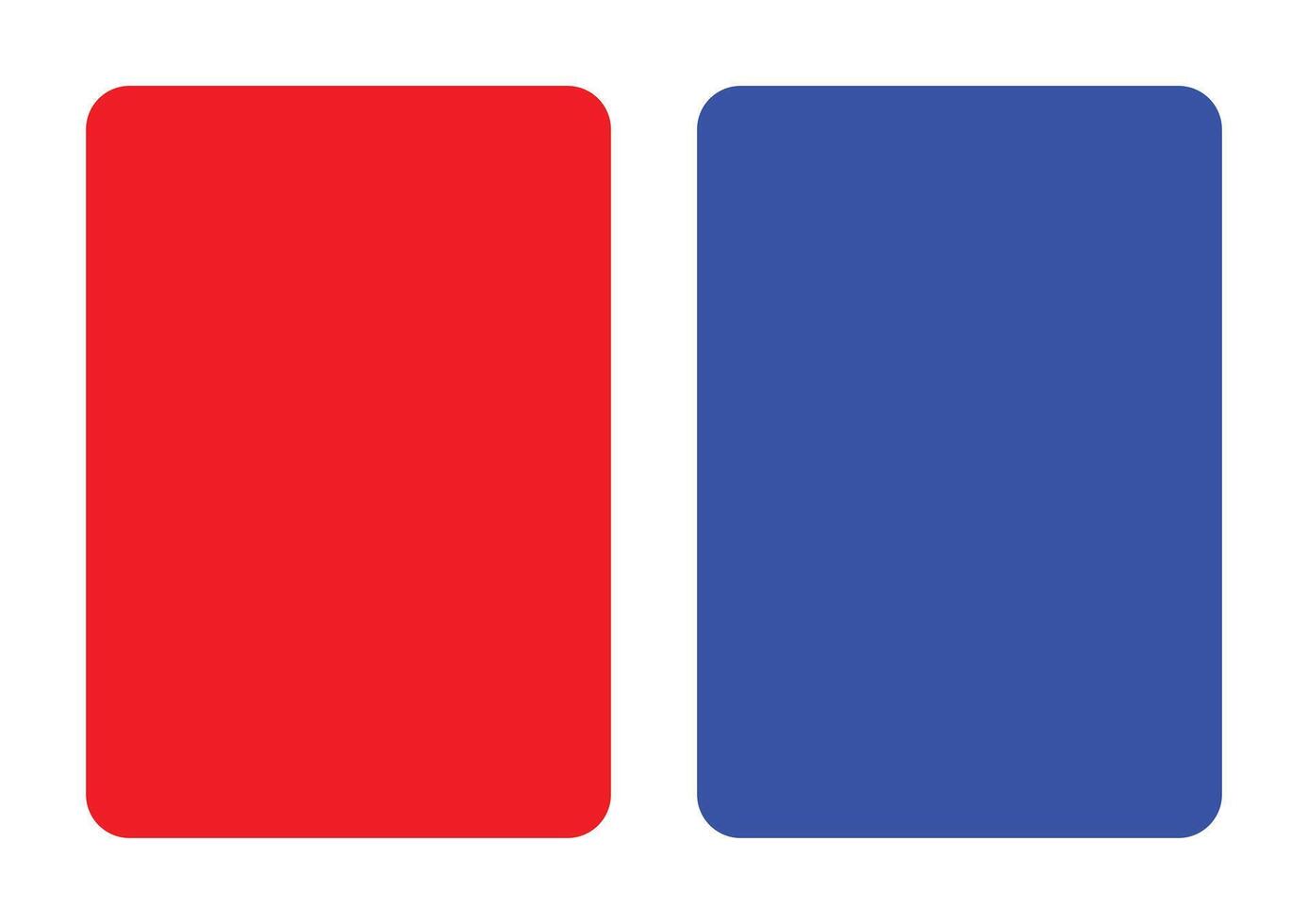 rood en blauw kleur combinatie palet vector