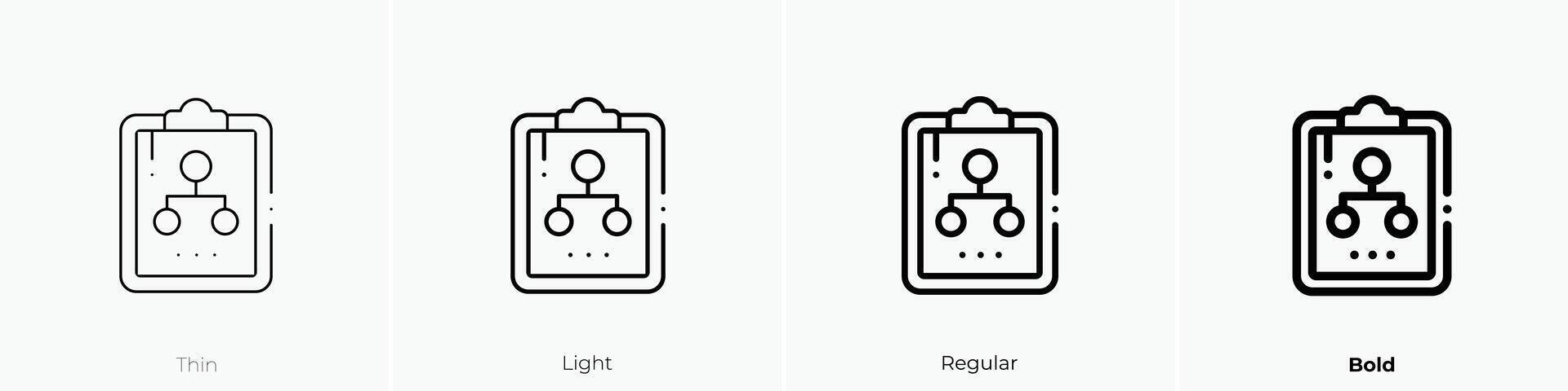 organisatie icoon. dun, licht, regelmatig en stoutmoedig stijl ontwerp geïsoleerd Aan wit achtergrond vector