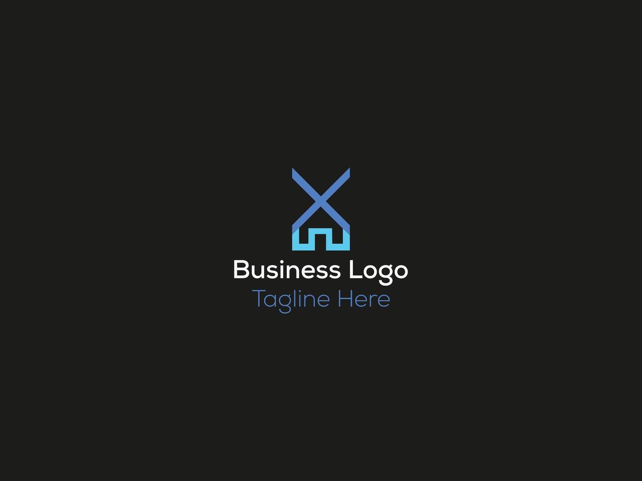 brief logo ontwerp vector