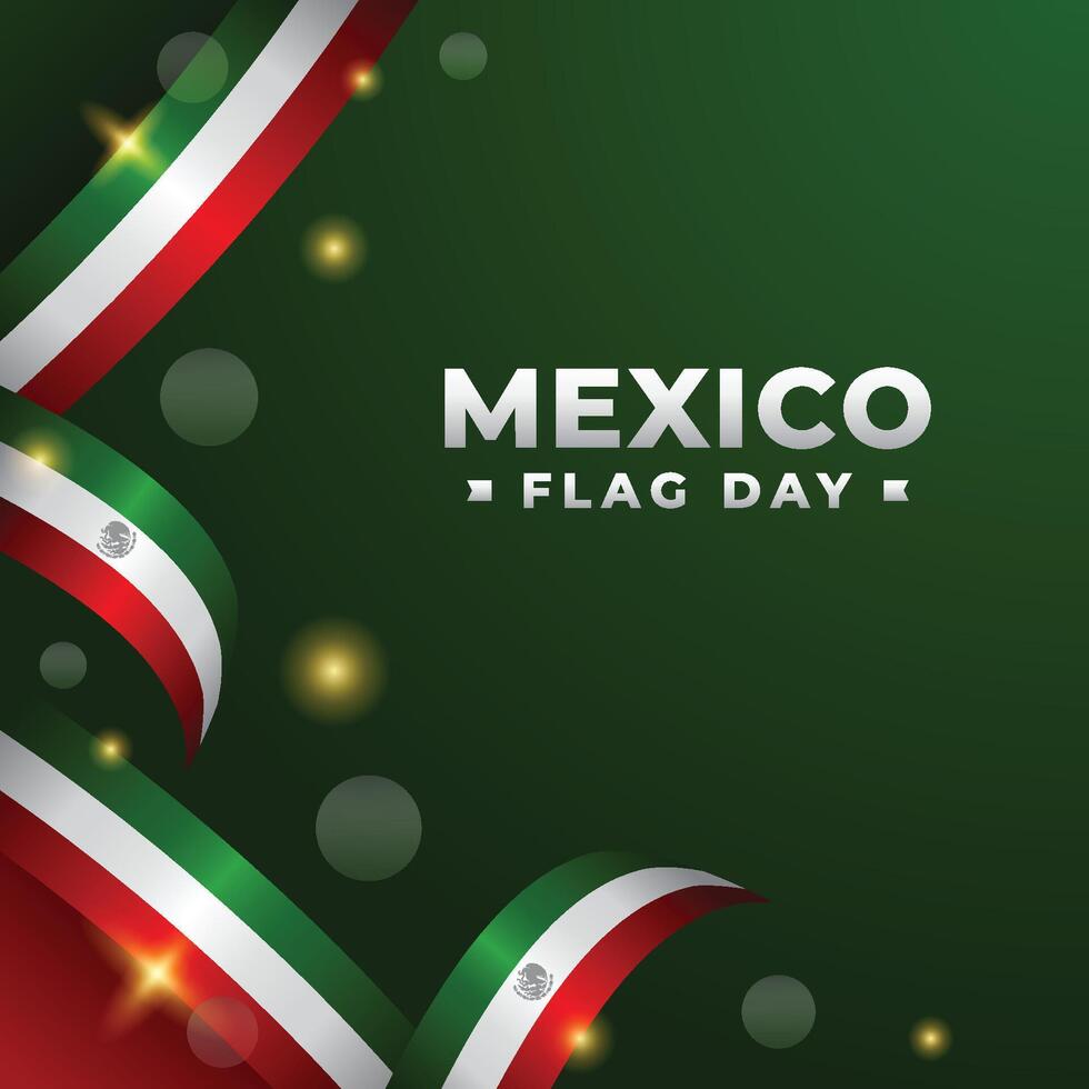 vlag dag Mexico ontwerp illustratie verzameling vector