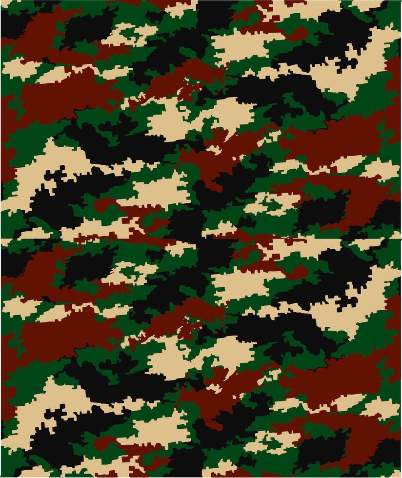 deze is een camouflage leger oerwoud keerkring vector