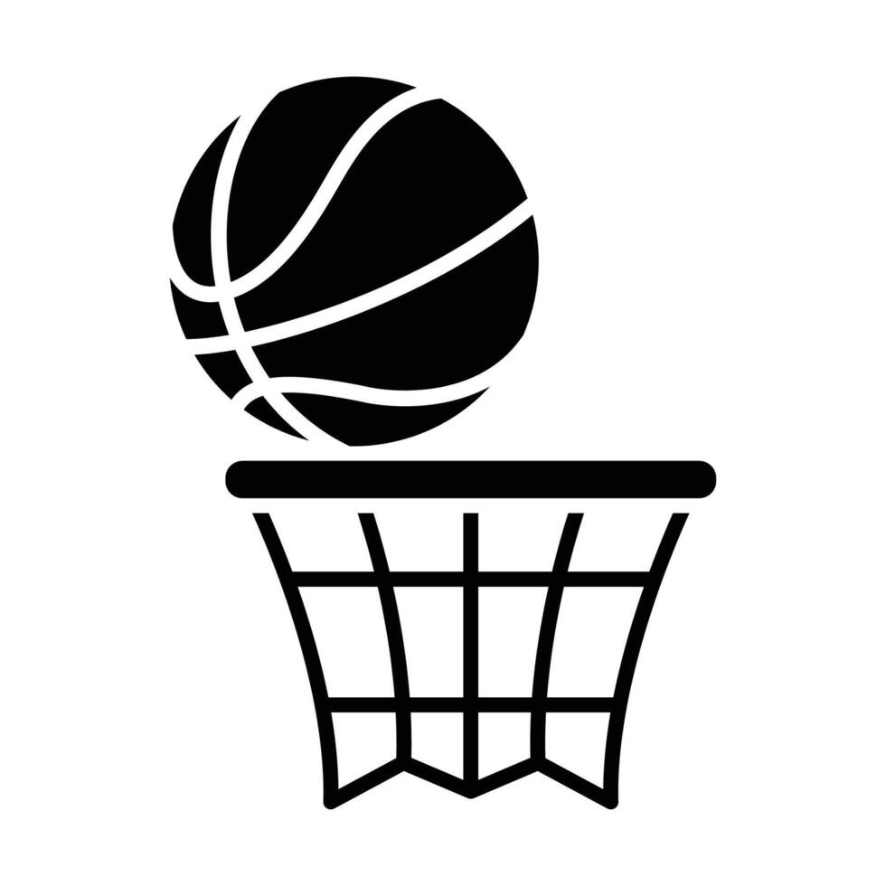 basketbal icoon vector ontwerp sjabloon in wit achtergrond