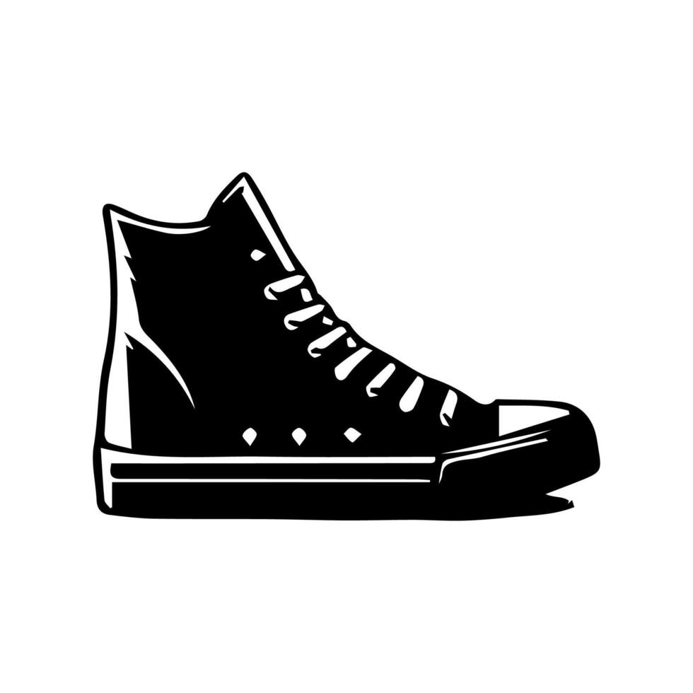 schoen icoon Aan wit achtergrond. vector illustratie