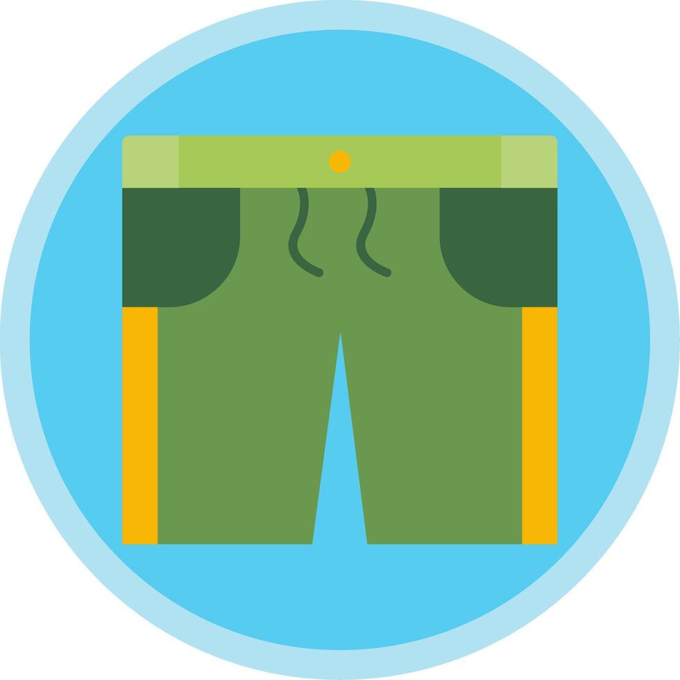 shorts vlak multi cirkel icoon vector