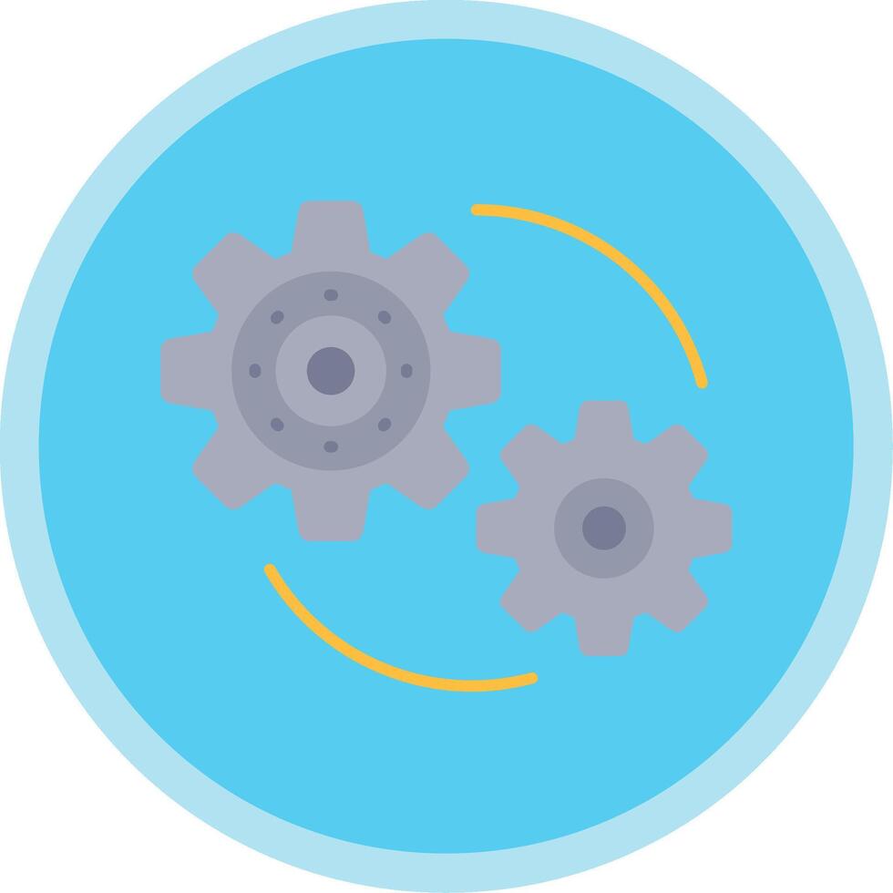 instelling vlak multi cirkel icoon vector