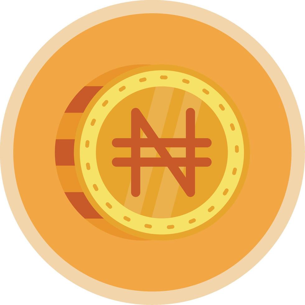 namecoin vlak multi cirkel icoon vector