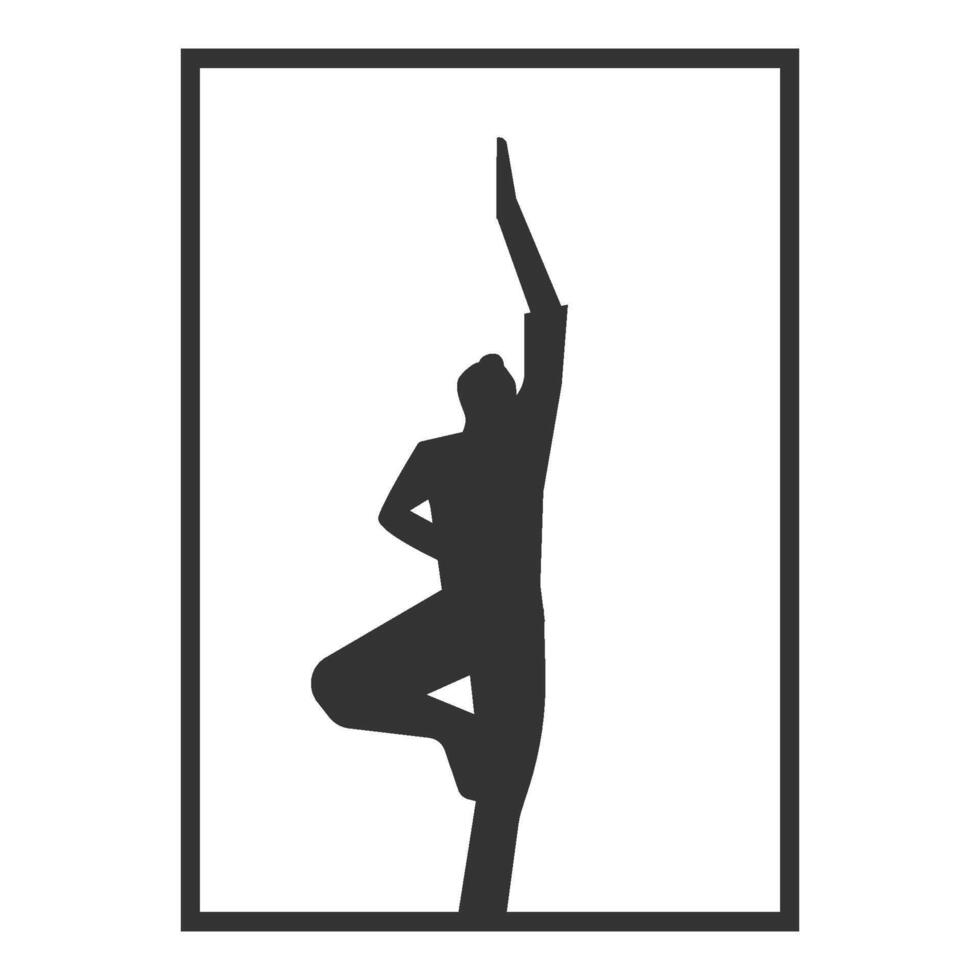 yoga oefening vector illustratie ontwerp