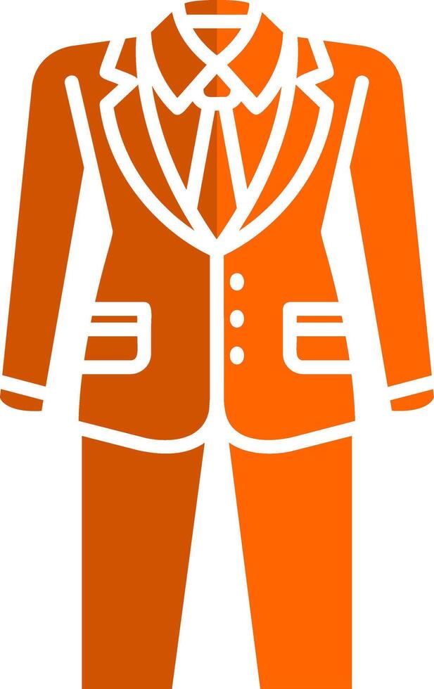 pak glyph oranje cirkel icoon vector